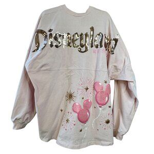 DISNEYLAND Mickey Balloon Spirit Jersey Womens XXL 2XL Disney Parks 2024 Sequins